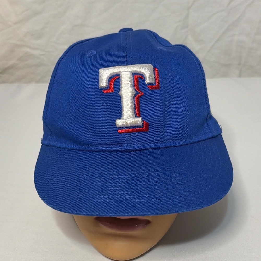 Texas Rangers Youth Hat OC Sports Team MLB Blue Adjustable Baseball Cap Logo